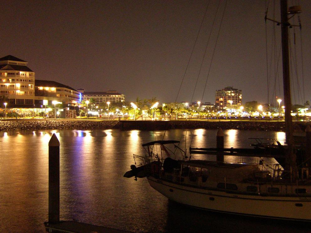 Cairns Harbour at Night