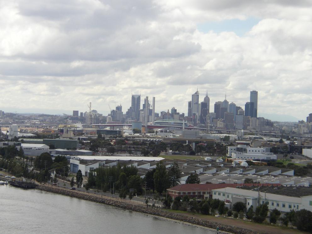 View on Melbourne