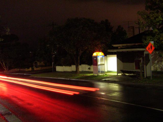 At night in Watsonia