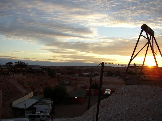 Sunset in Coober Pedy